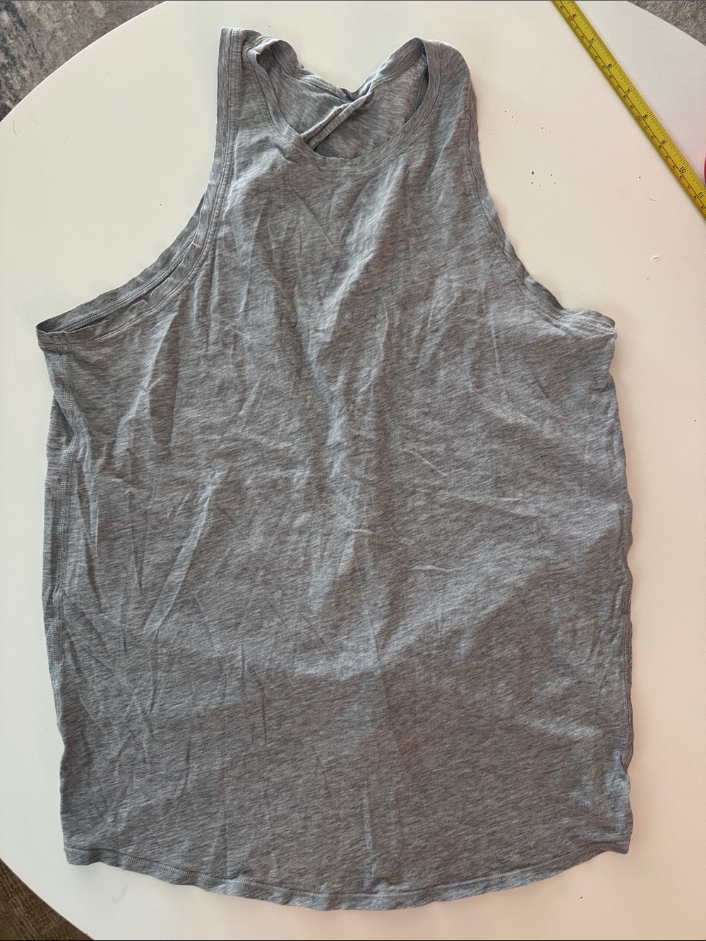 Womens lululemon Grey tie back Tank